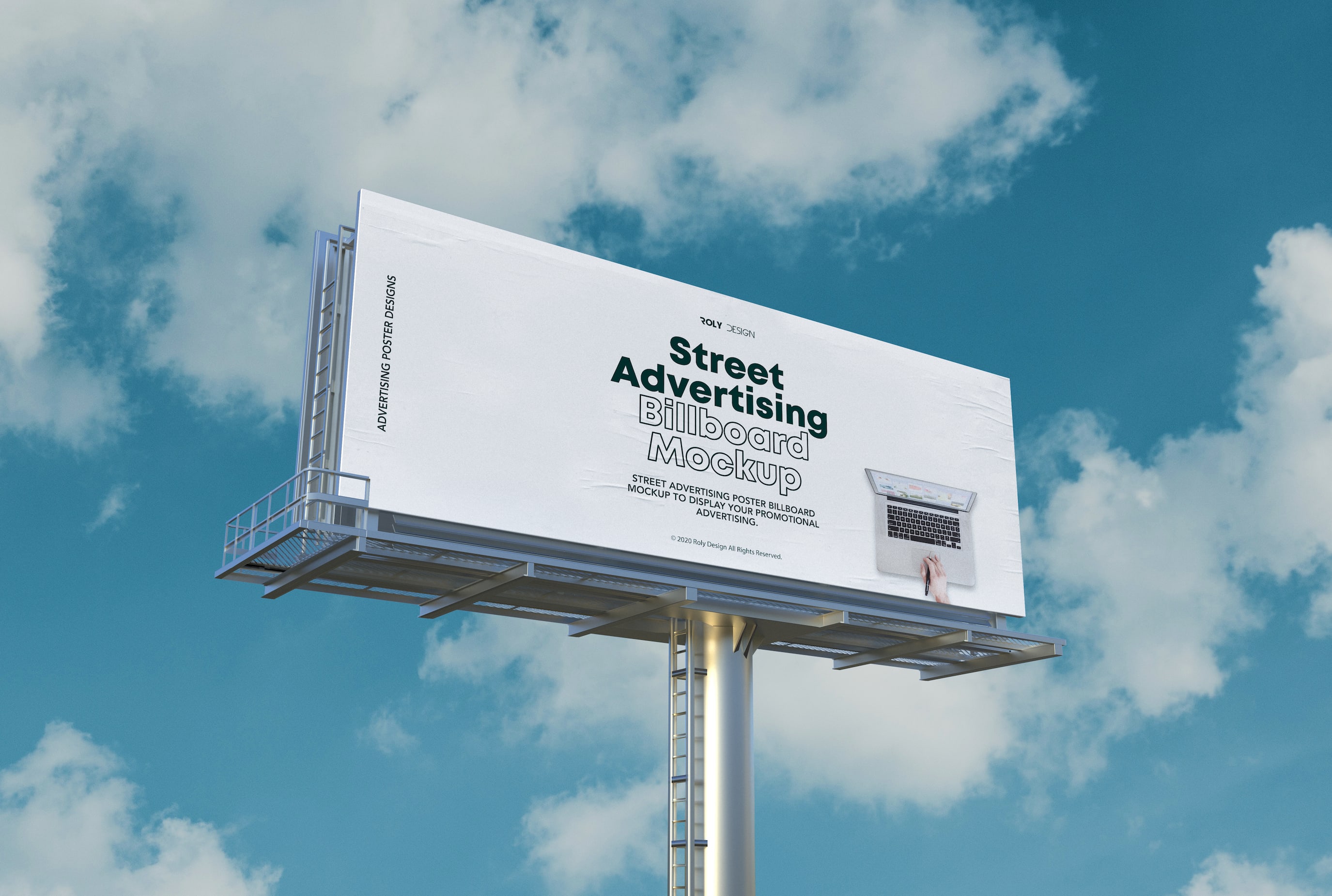Download Design Realistic 3d Mockup Giant Billboard For You By Roly Design Fiverr
