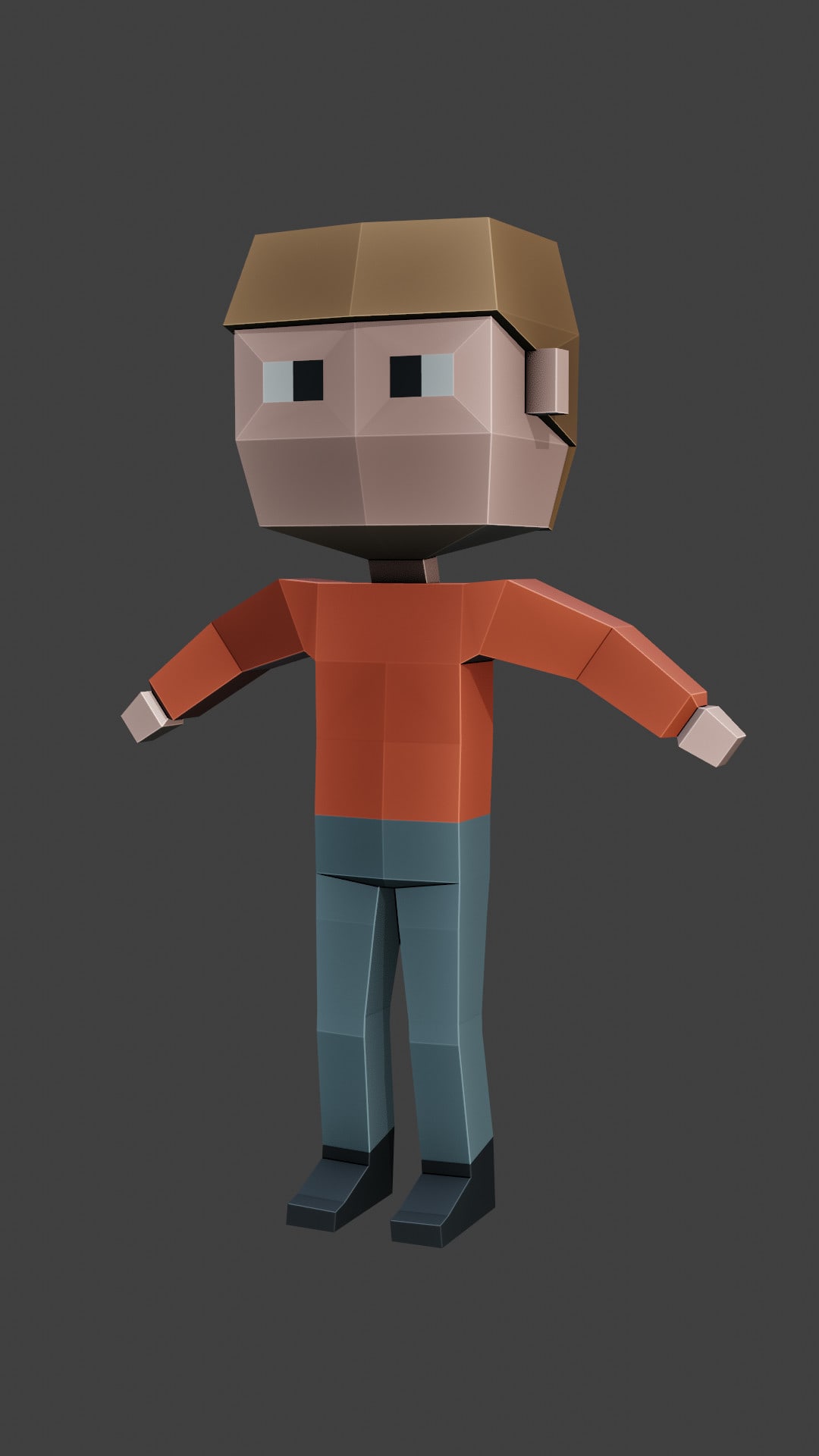 Model rig and animate a low poly character by Itsonlydaniel | Fiverr