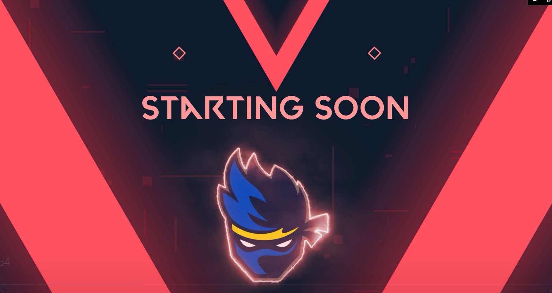 Create Animated Valorant Starting Soon Screen With Your Logo By