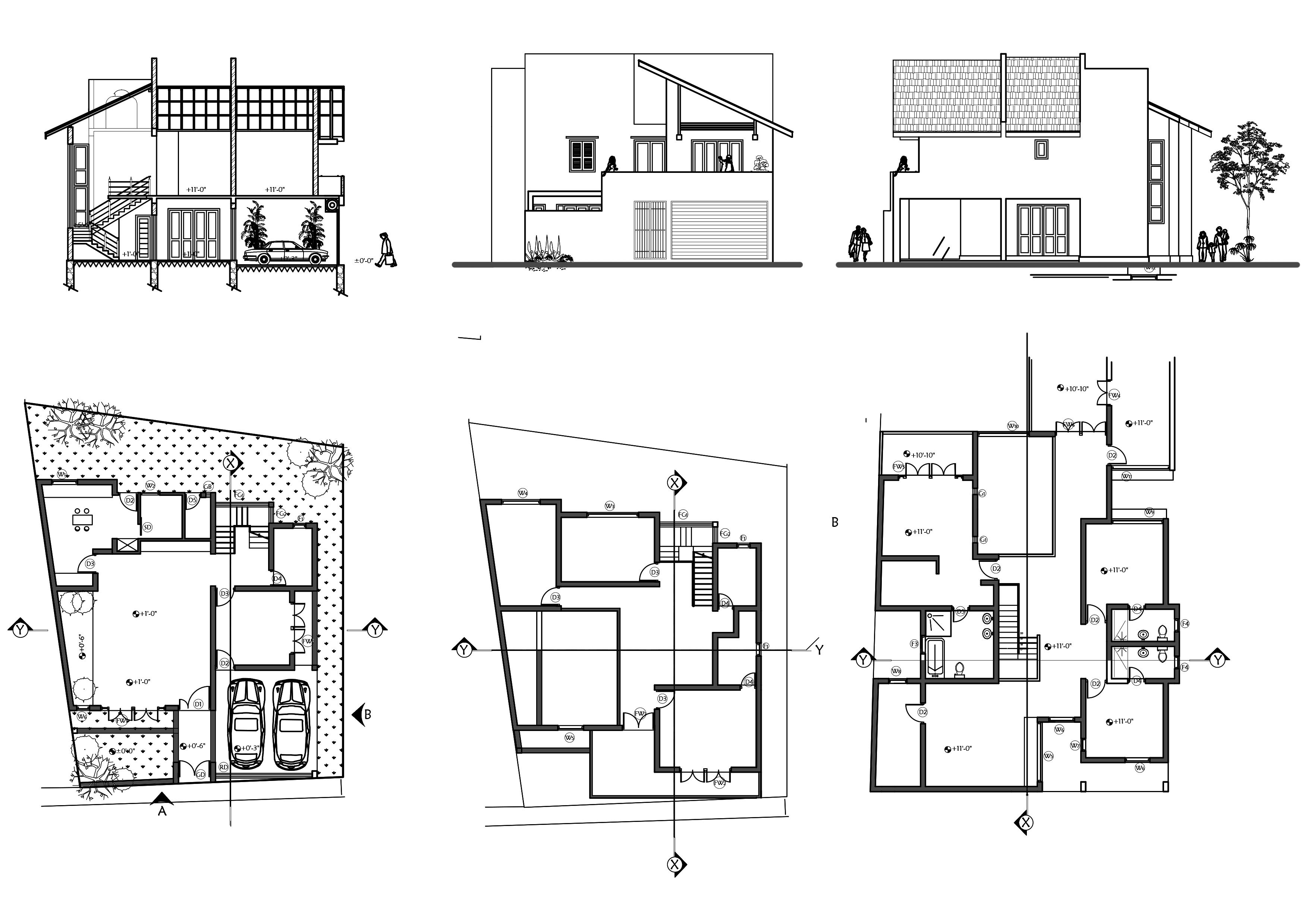 how-to-draw-section-and-elevation-in-autocad-design-talk