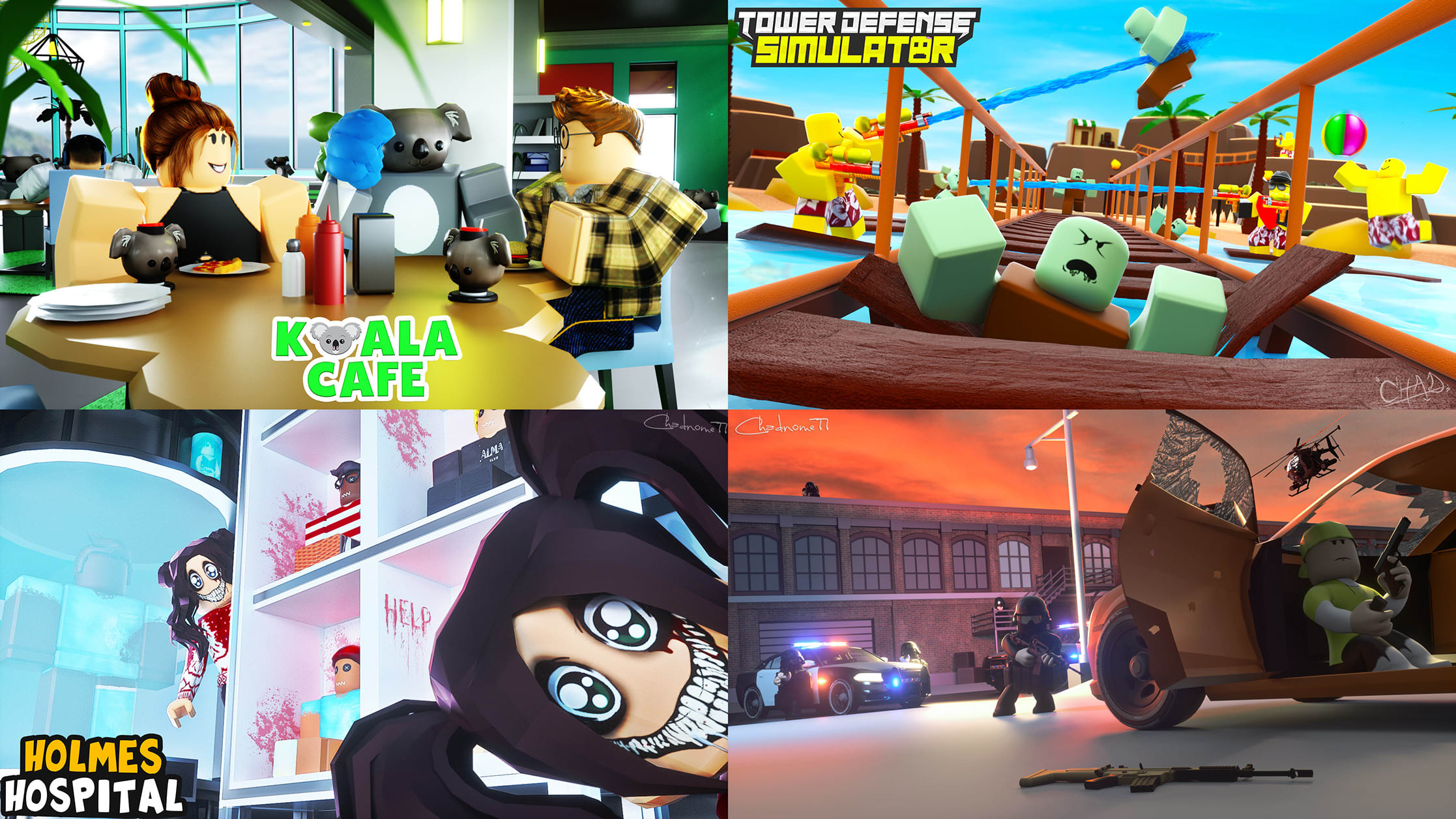 Make You High Quality Gfx For Your Game Or Group By Chadnome77 - roblox koala cafe application