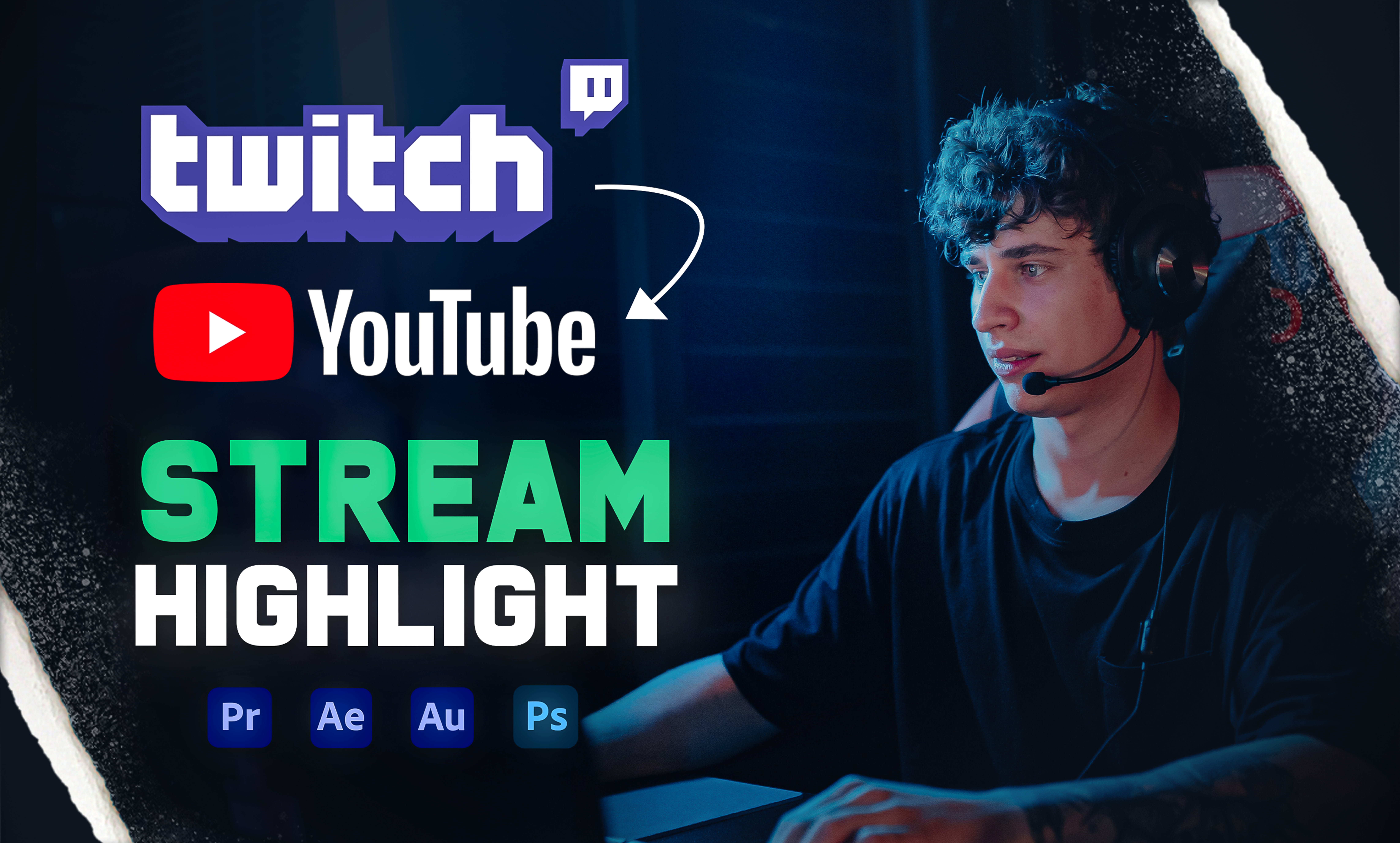 Edit twitch stream into a youtube highlight video by Mridul4567 | Fiverr
