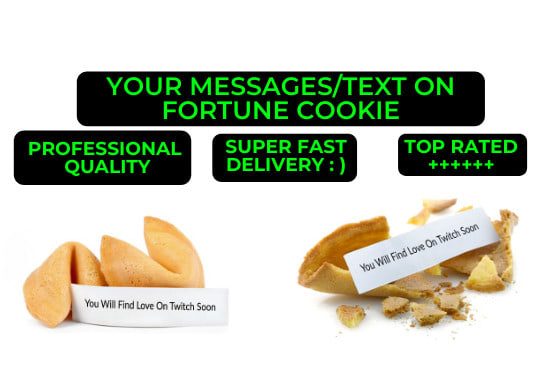 Write Your Messages Or Text On Fortune Cookie By Iamjavedskhan Fiverr