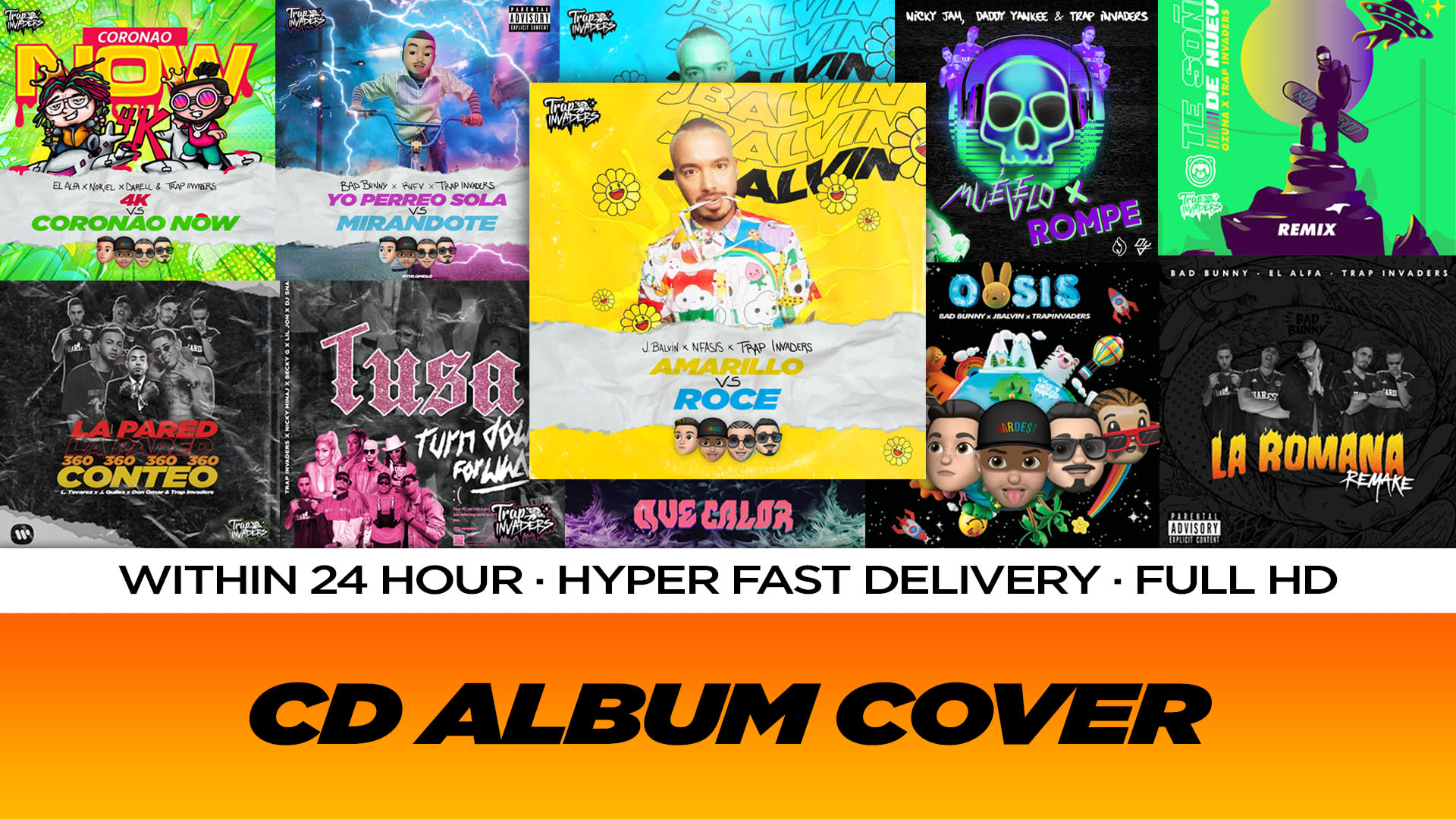 Design A Cd Cover Art By Trapinvaders Fiverr