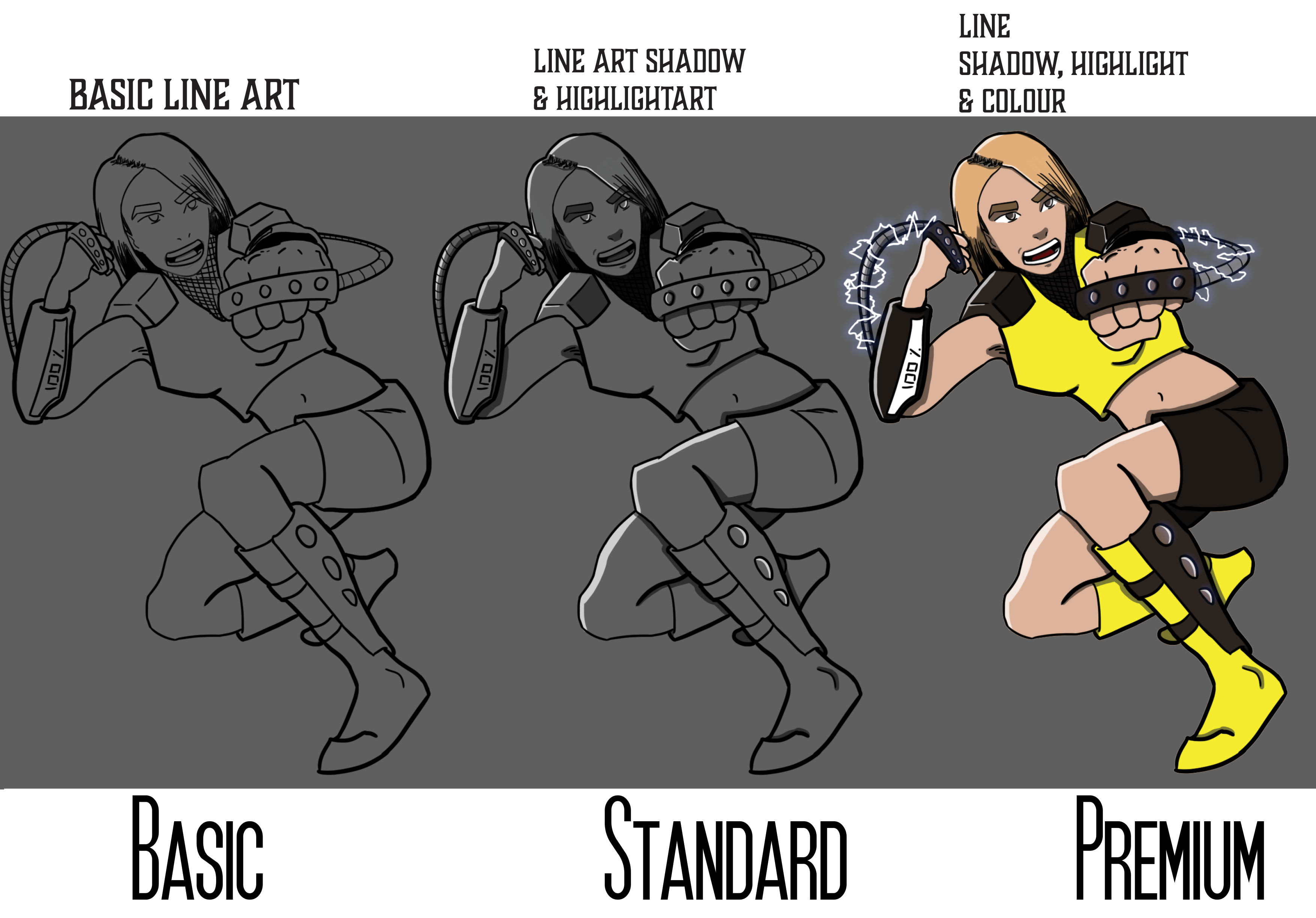 Draw a cartoon character design based on your description by Isaaclunn |  Fiverr