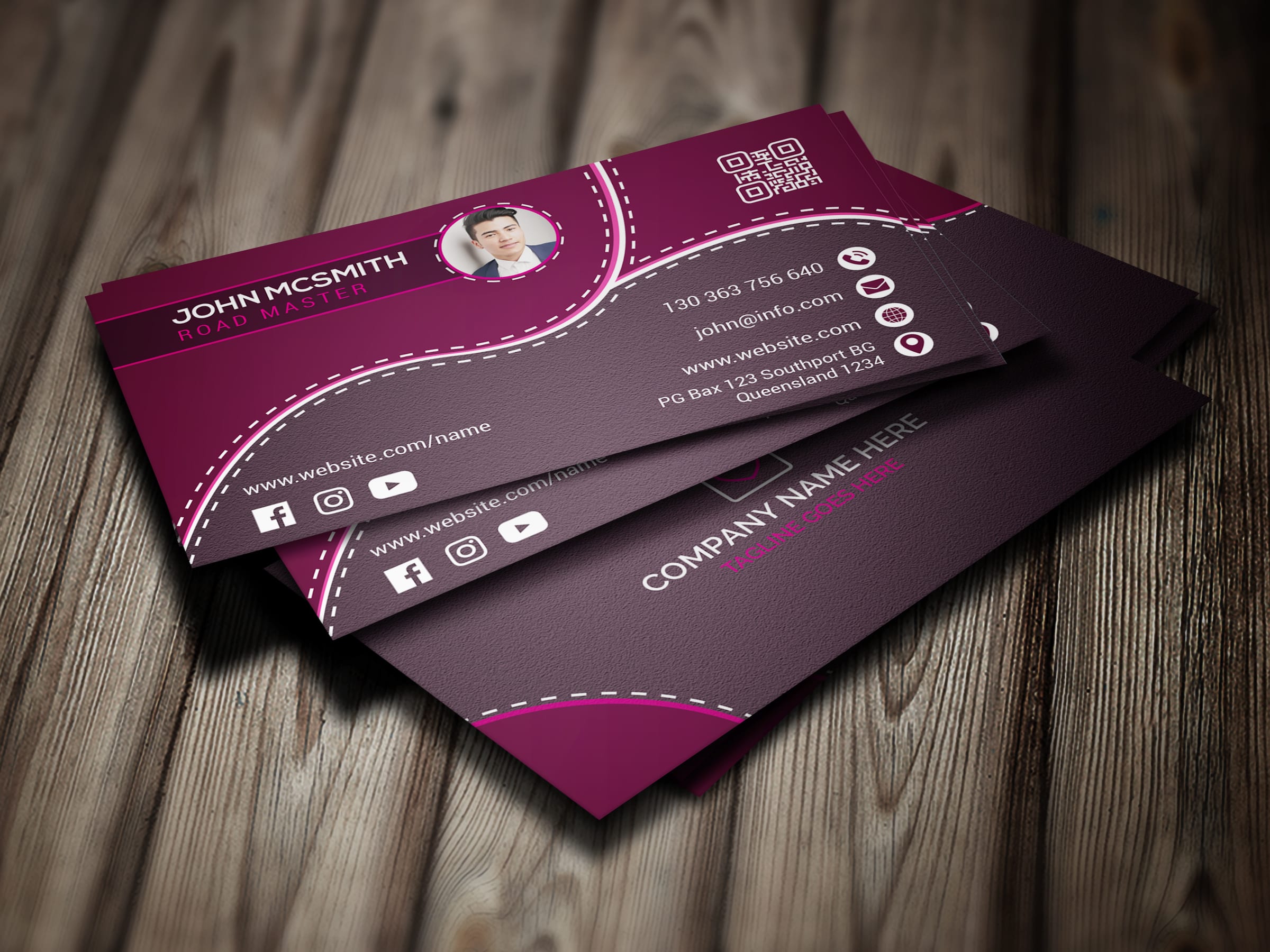 Business Card Design For Fiverr Client