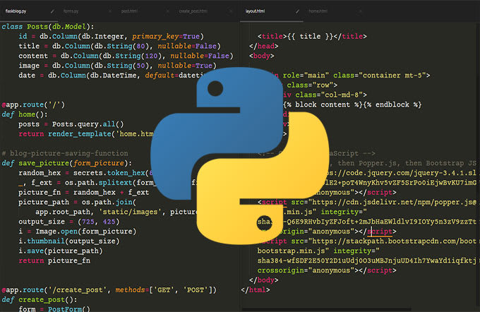 Develop python web apps in flask and django by Syedamanshah Fiverr