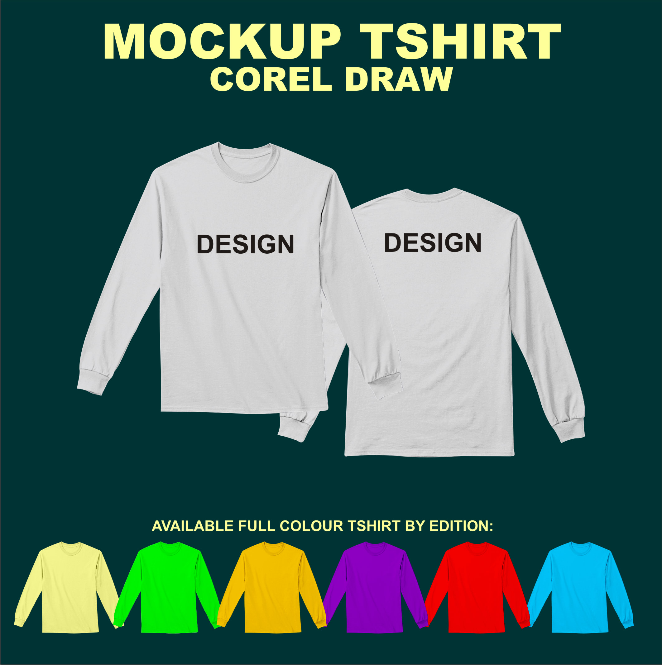 Download Mockup T Shirt Long Slevee For Free Editing Colour By Yogipurnamaa Fiverr