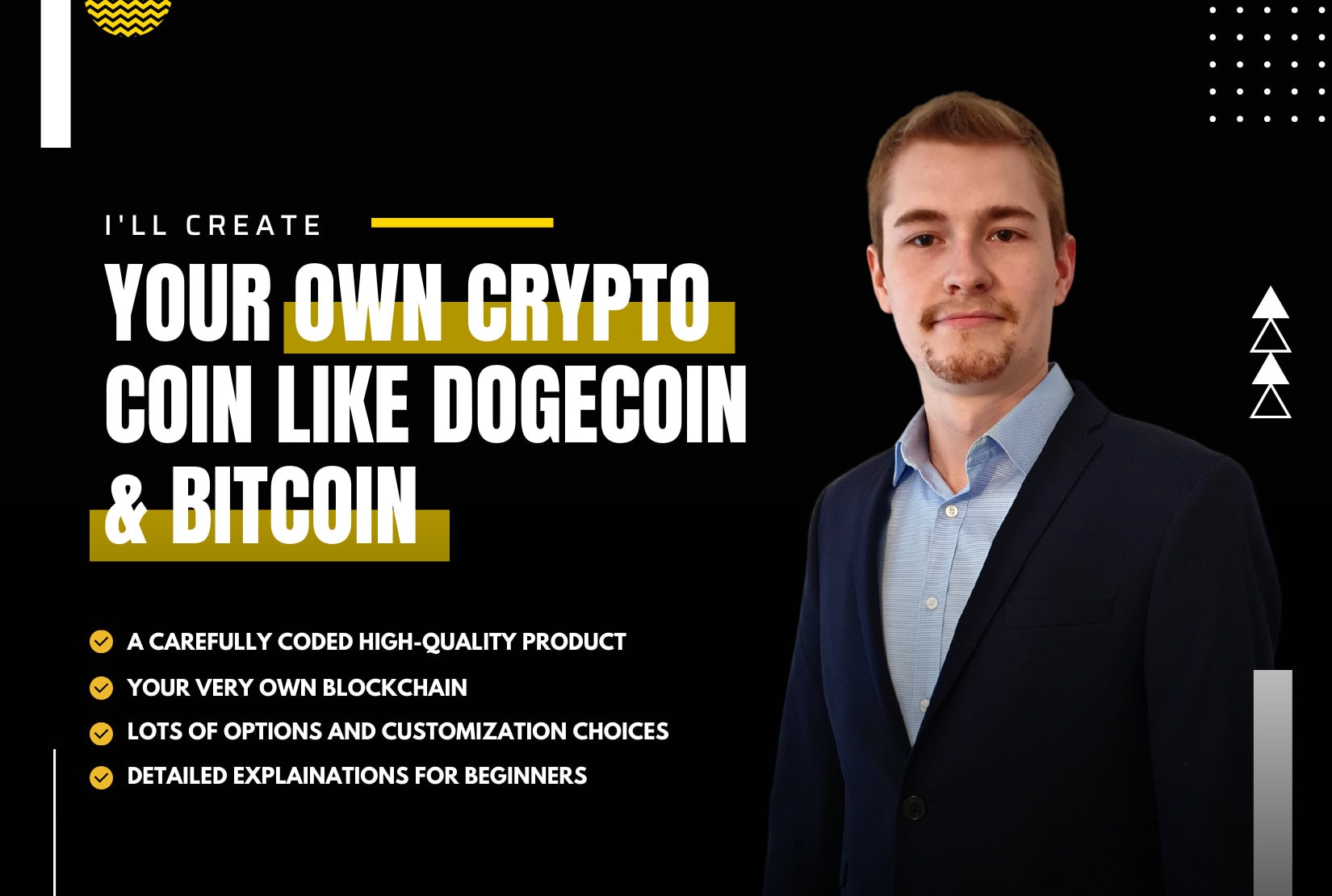 Create your own cryptocurrency like bitcoin or ethereum by Blitzd | Fiverr