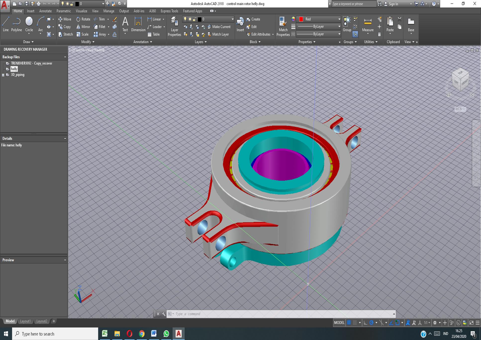 autocad 2018 3d modeling