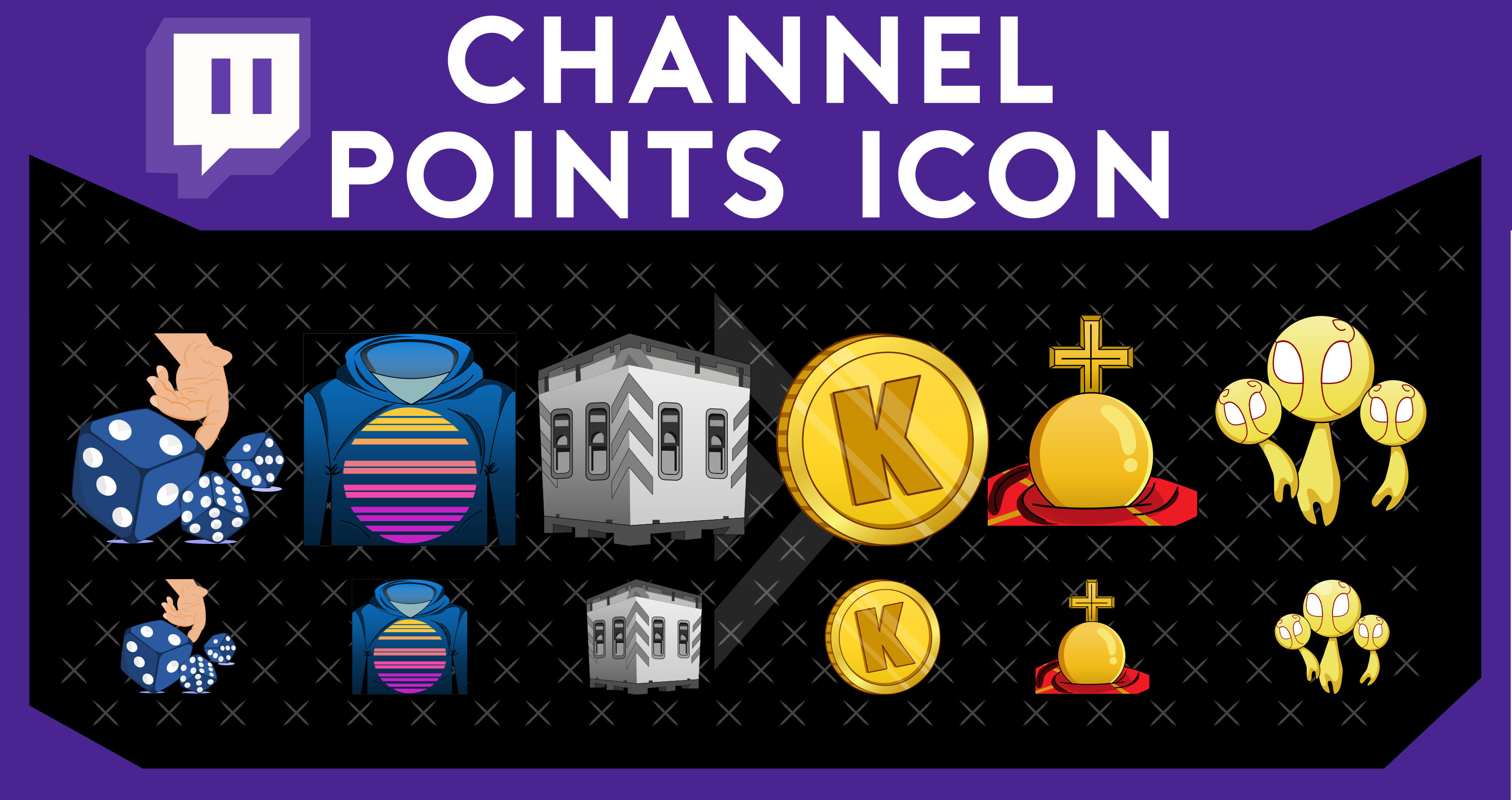 Custom Sub / Bit Badges for Twitch Cheer Channel Point 