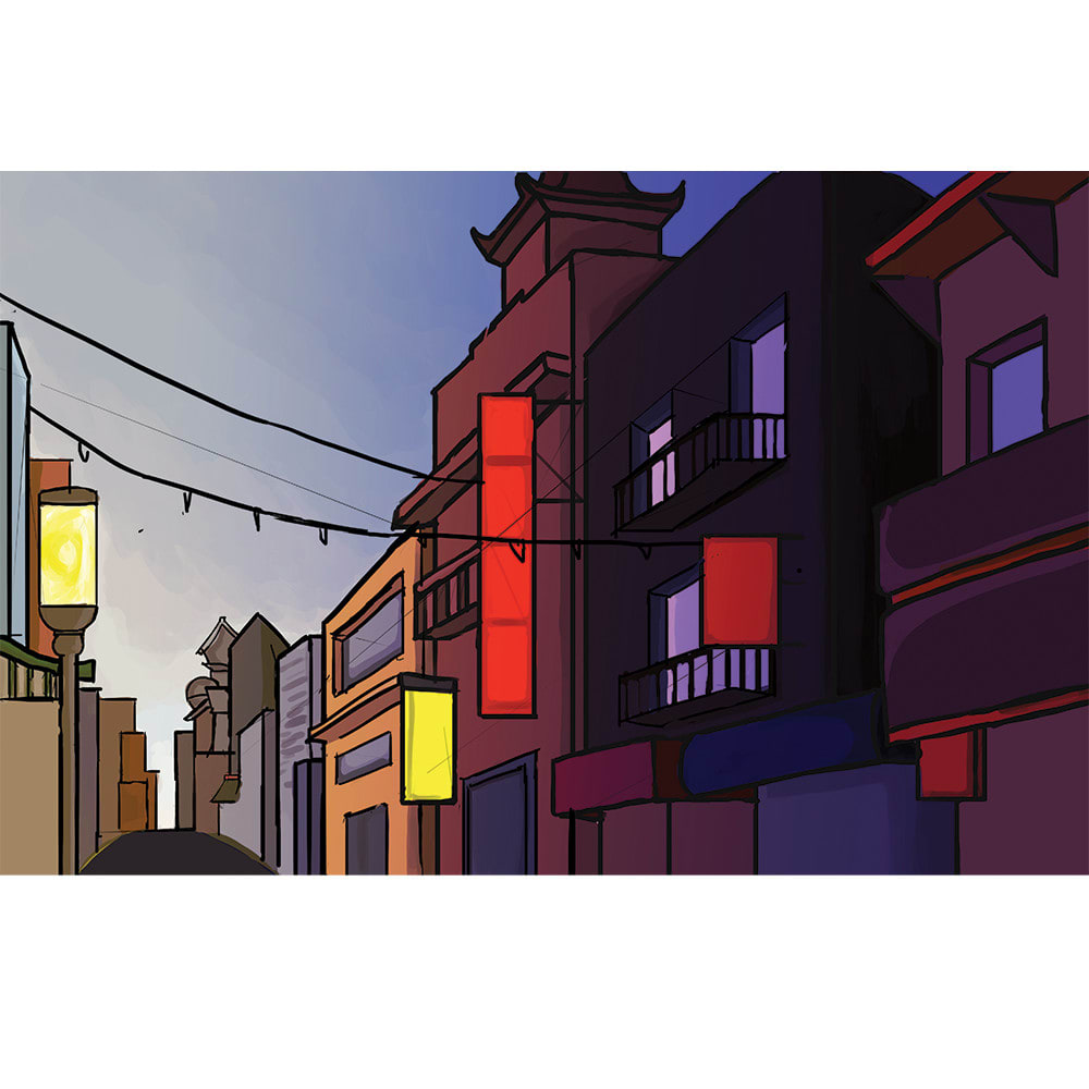 Draw Backgrounds Or Environment Illustrations By Rosebearart