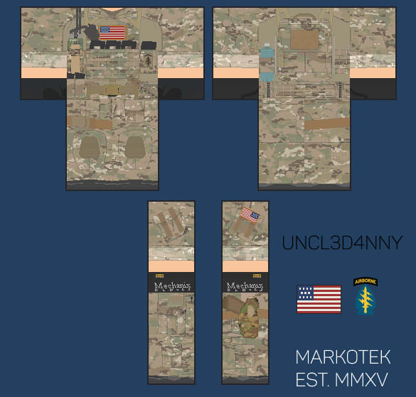 Military Shirt Template Roblox 