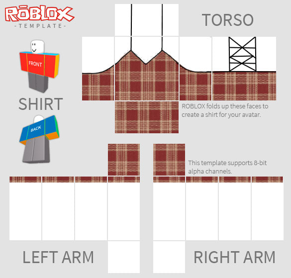 tutorial custom clothing template for roblox