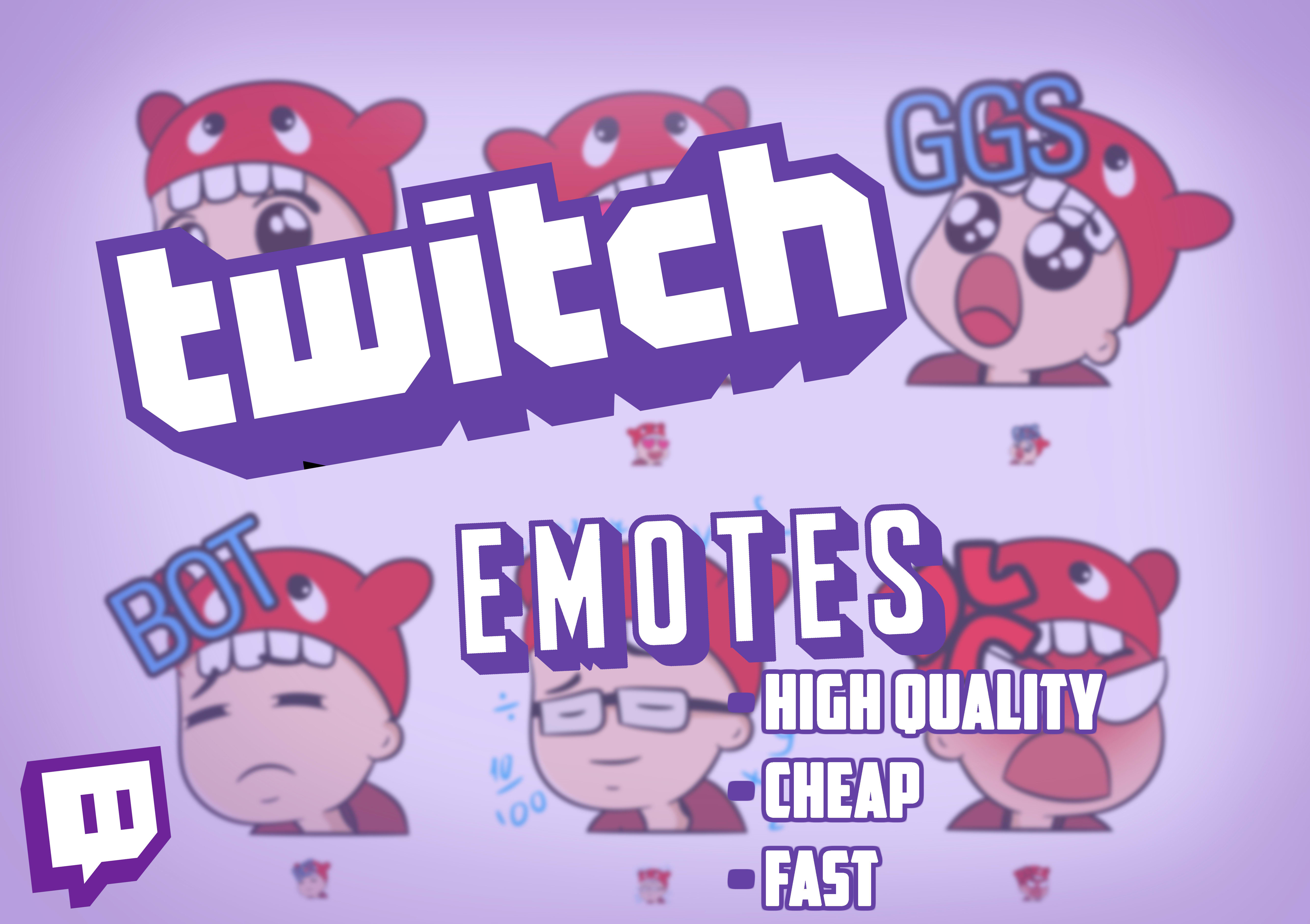 Design Custom Twitch Emotes And Badges By Yumiko69 - cute badges roblox