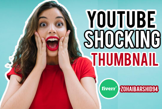 Create shocking youtube thumbnail with in day by Zohaibarshid94 | Fiverr