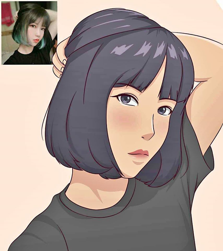 Draw your face look like anime by Said981019 | Fiverr