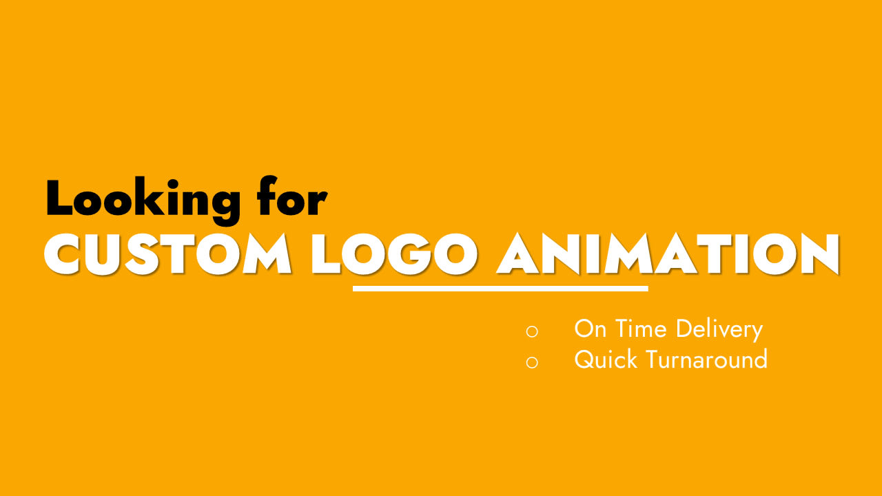 Do intro, outro, and custom logo animation for your brand by Zayn04 | Fiverr