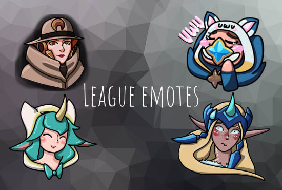 Make league of legends emotes by Unicornduckling | Fiverr