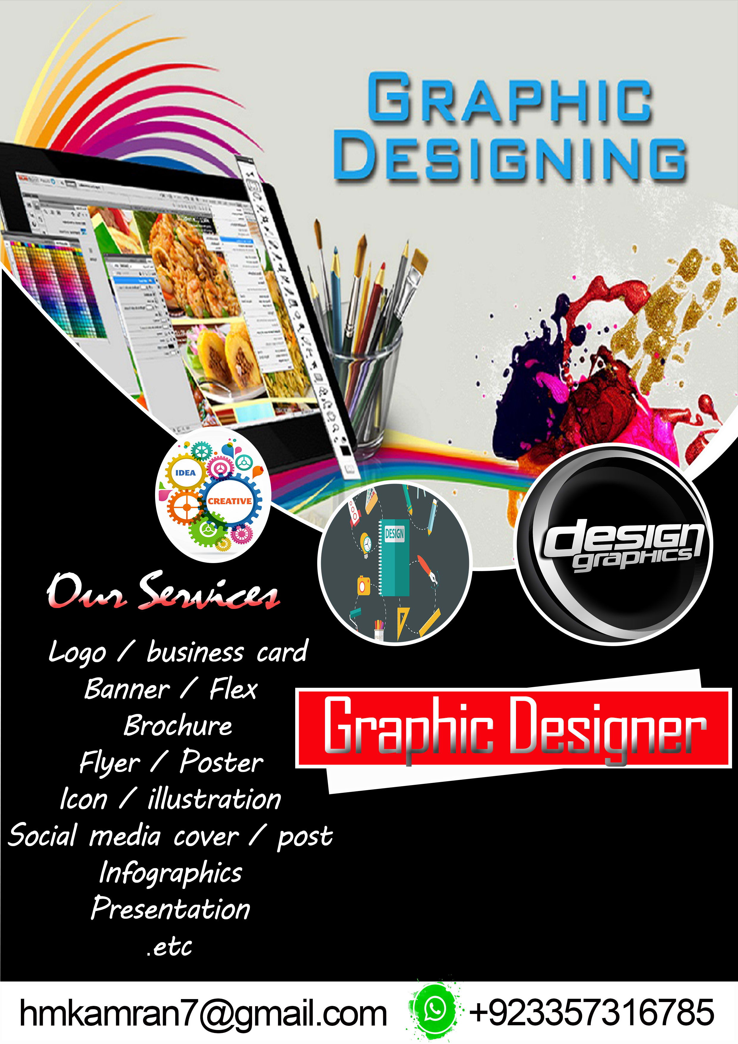Be your personal or professional graphic designer by ...