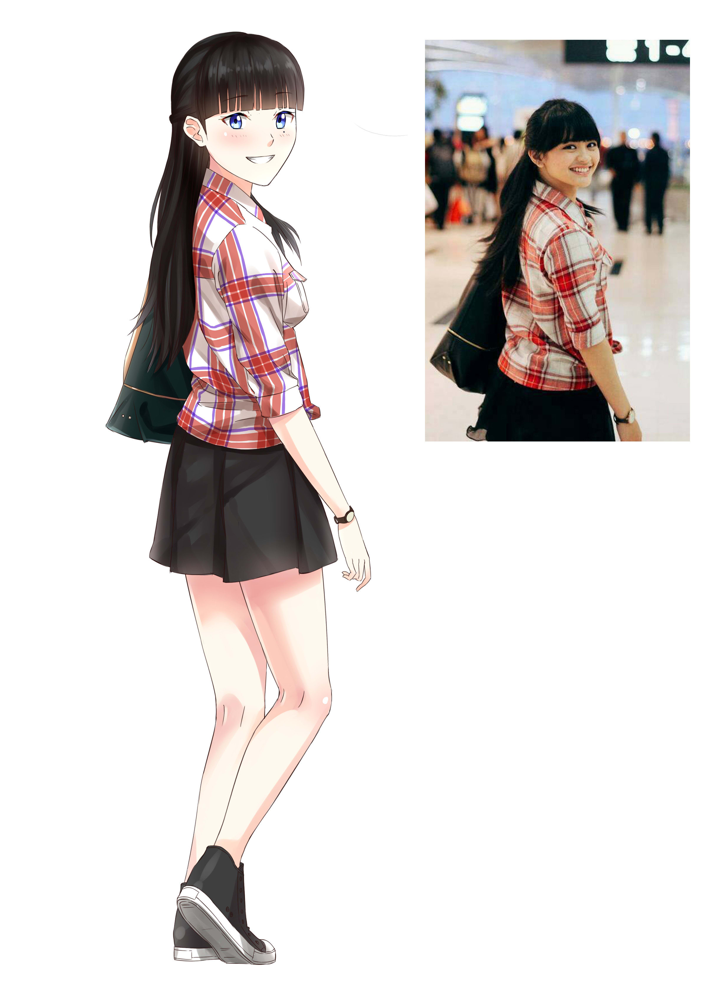 Turn your photo into anime drawing by Ringgosyah | Fiverr