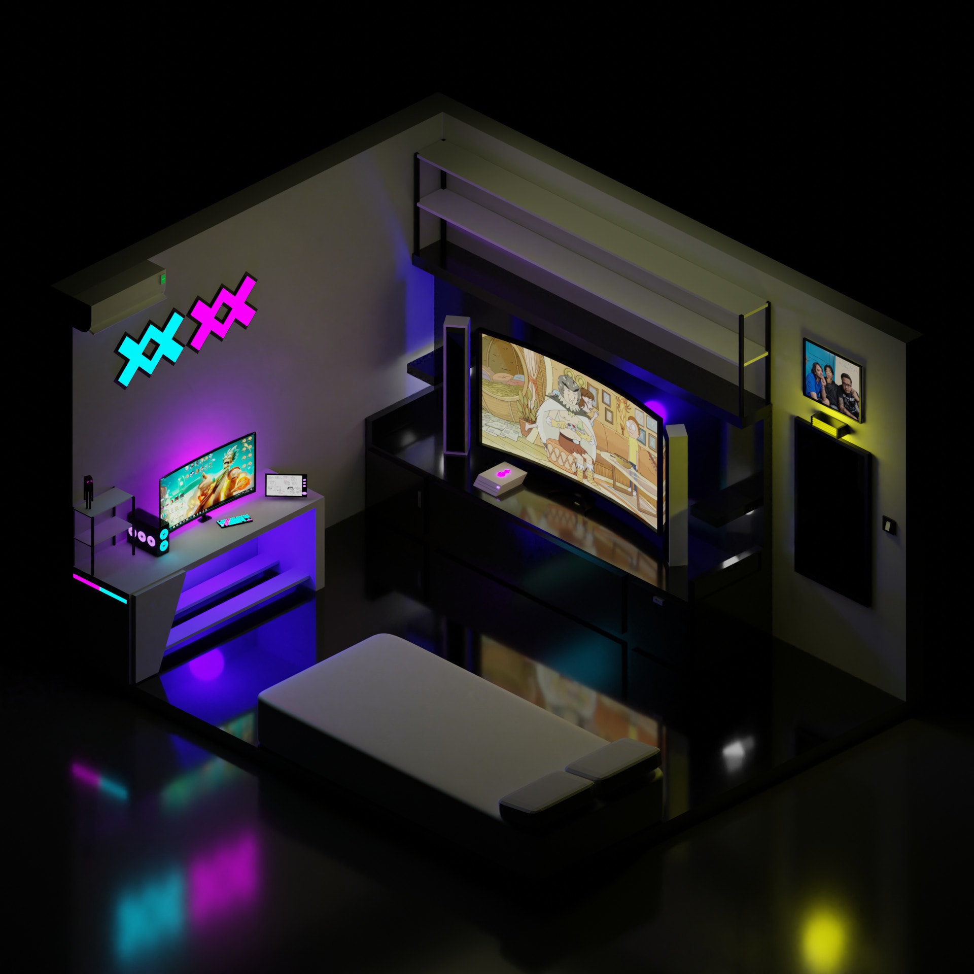 Featured image of post Gaming Room Setup 3D Model