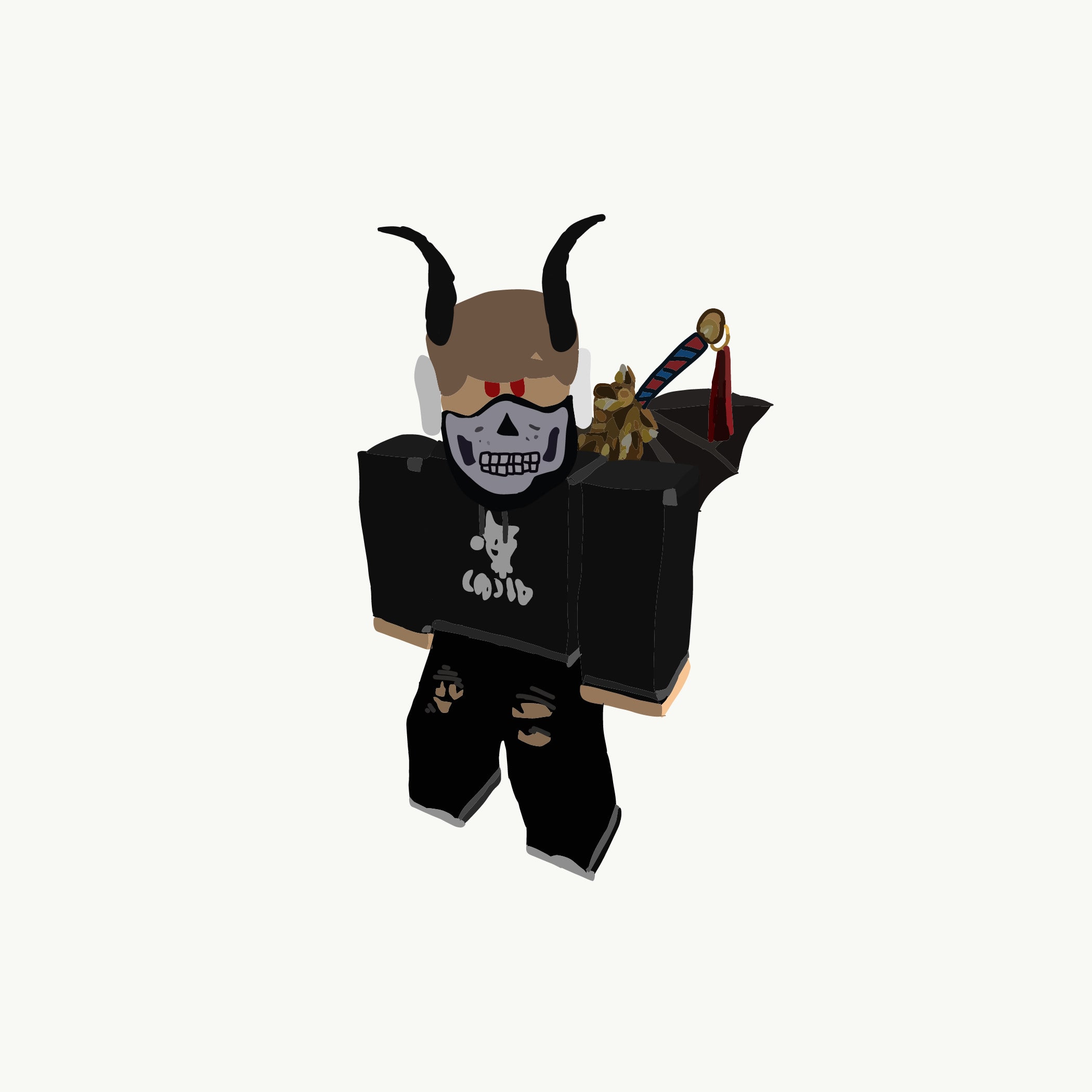 Draw Your Roblox Avatar 2d Or 3d By Mrnose - roblox halloween avatar png