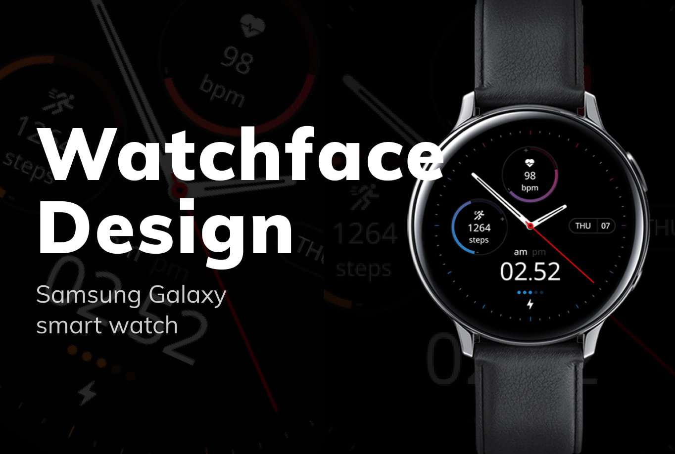 Galaxy watch active store custom watch face