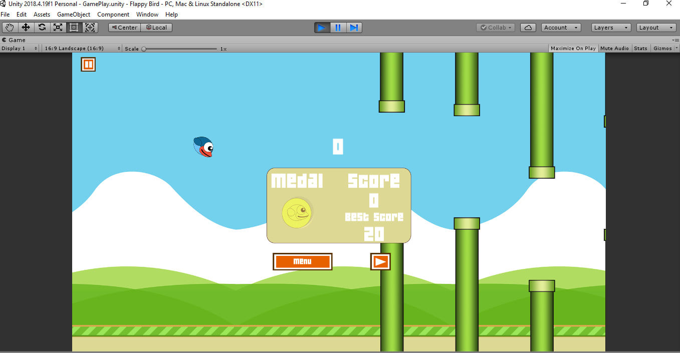 Flappy Bird Unity