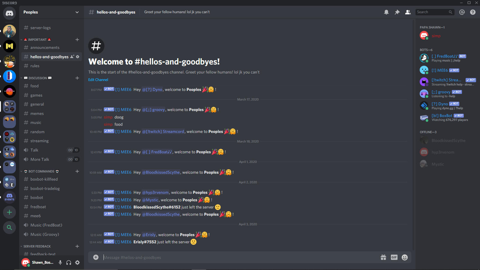 Create a customized discord server by Shawnandro