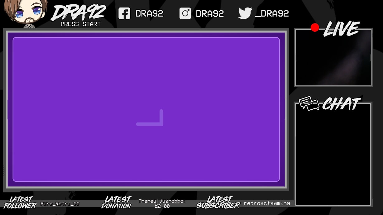 How To Make A Twitch Overlay In Cs6 / Wolf Twitch Overlay