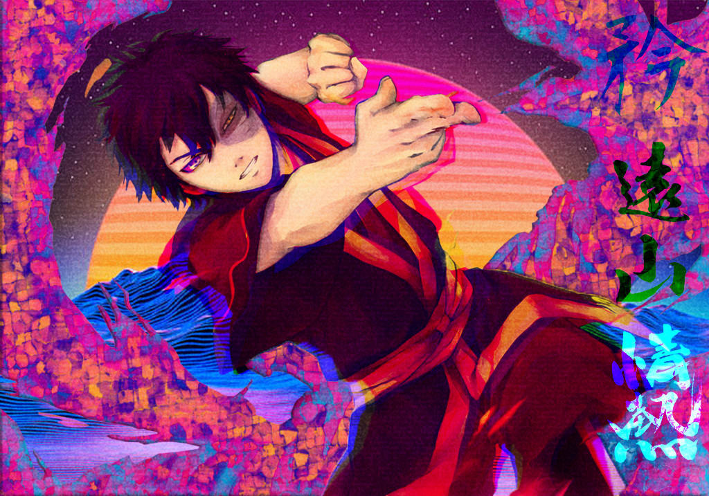 Create anime vaporwave photoshop art for whatever you want by Megajharo |  Fiverr