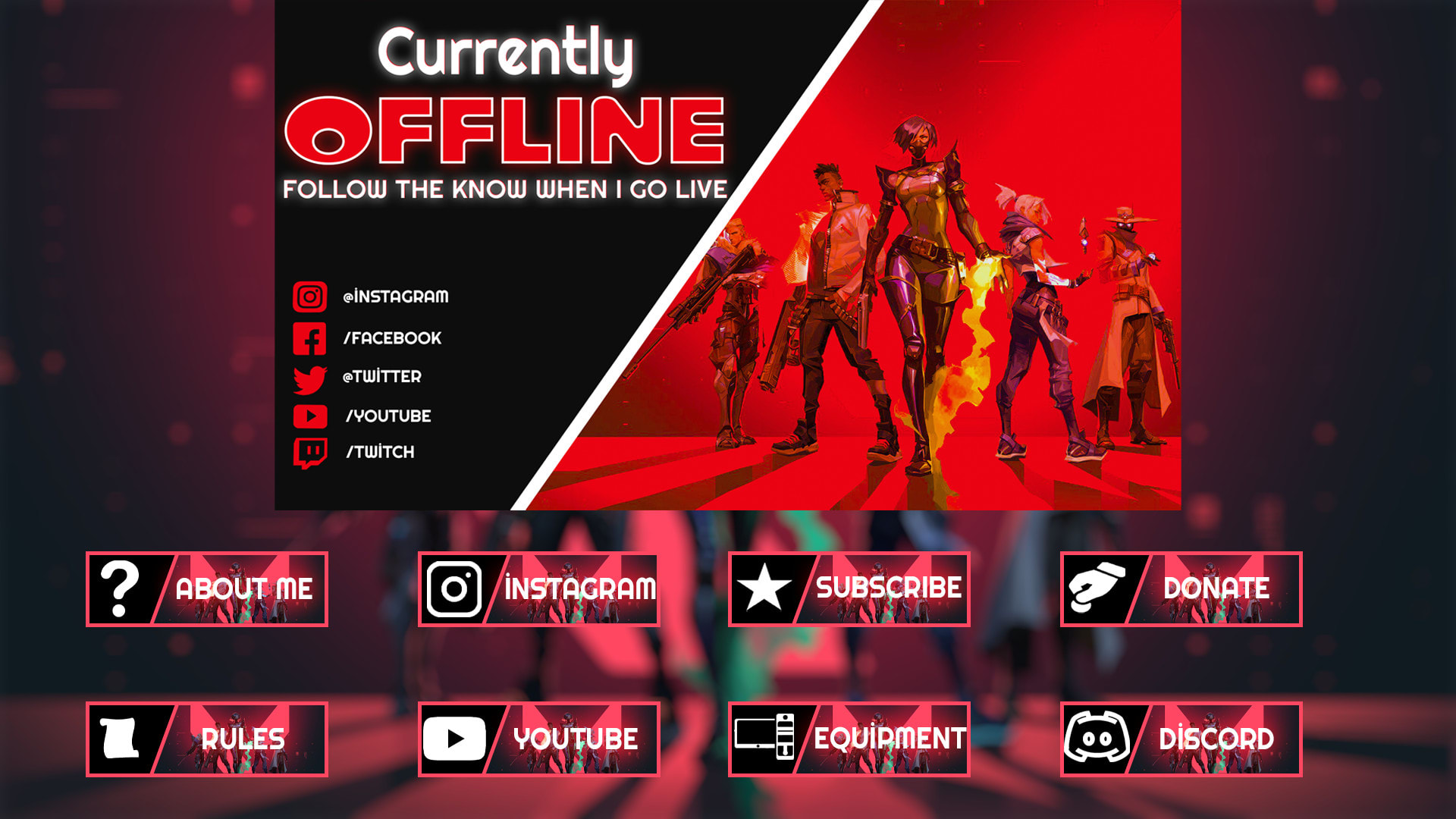 Hey I Am Selling My Twitch Banner And Offline Background By Behramhakver