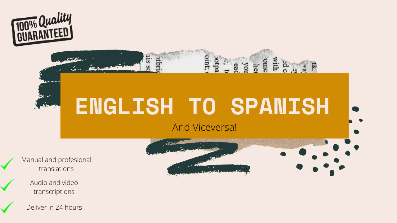 Do Profesional Translations From English To Spanish And Viceversa By Araot 123 Fiverr