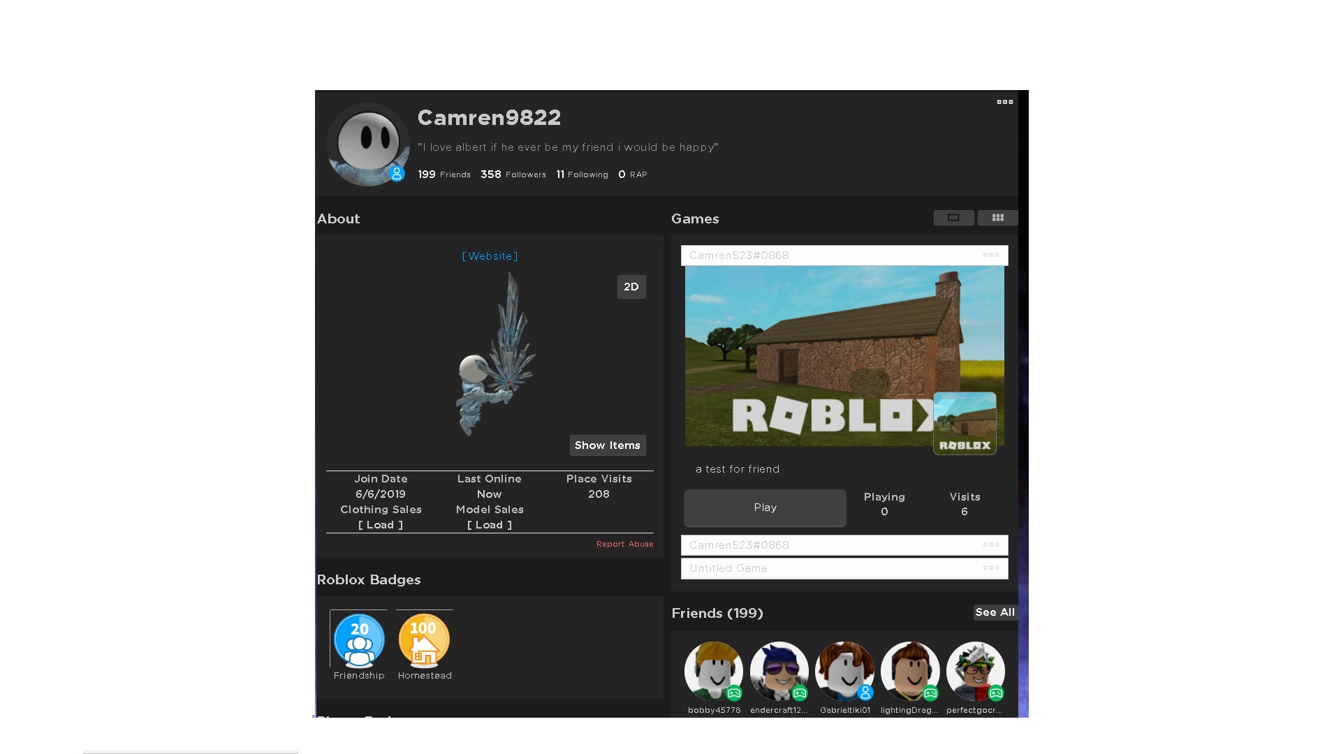 Play Roblox With You By Camrensylvain - albert plays roblox with his girlfriend