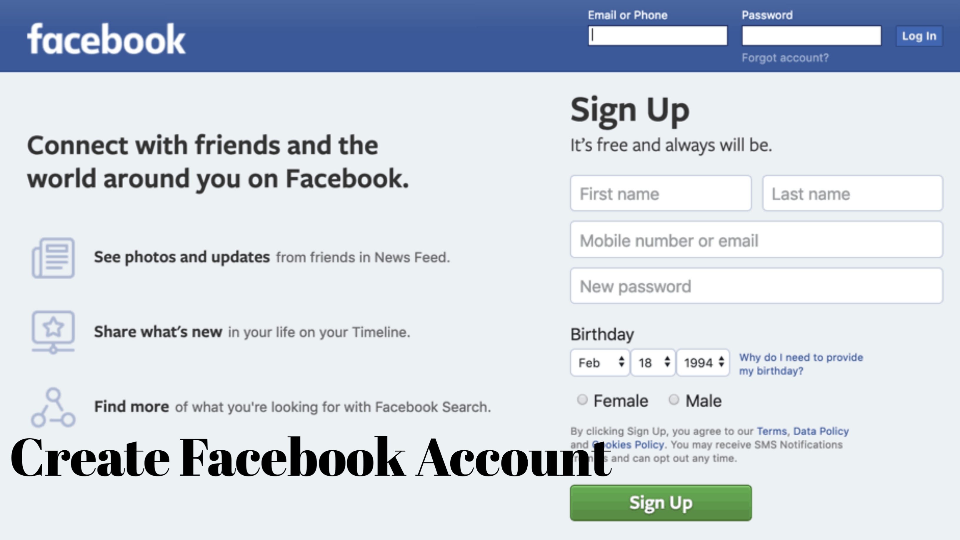 Create Facebook Account Shortly By Sujonalam Fiverr