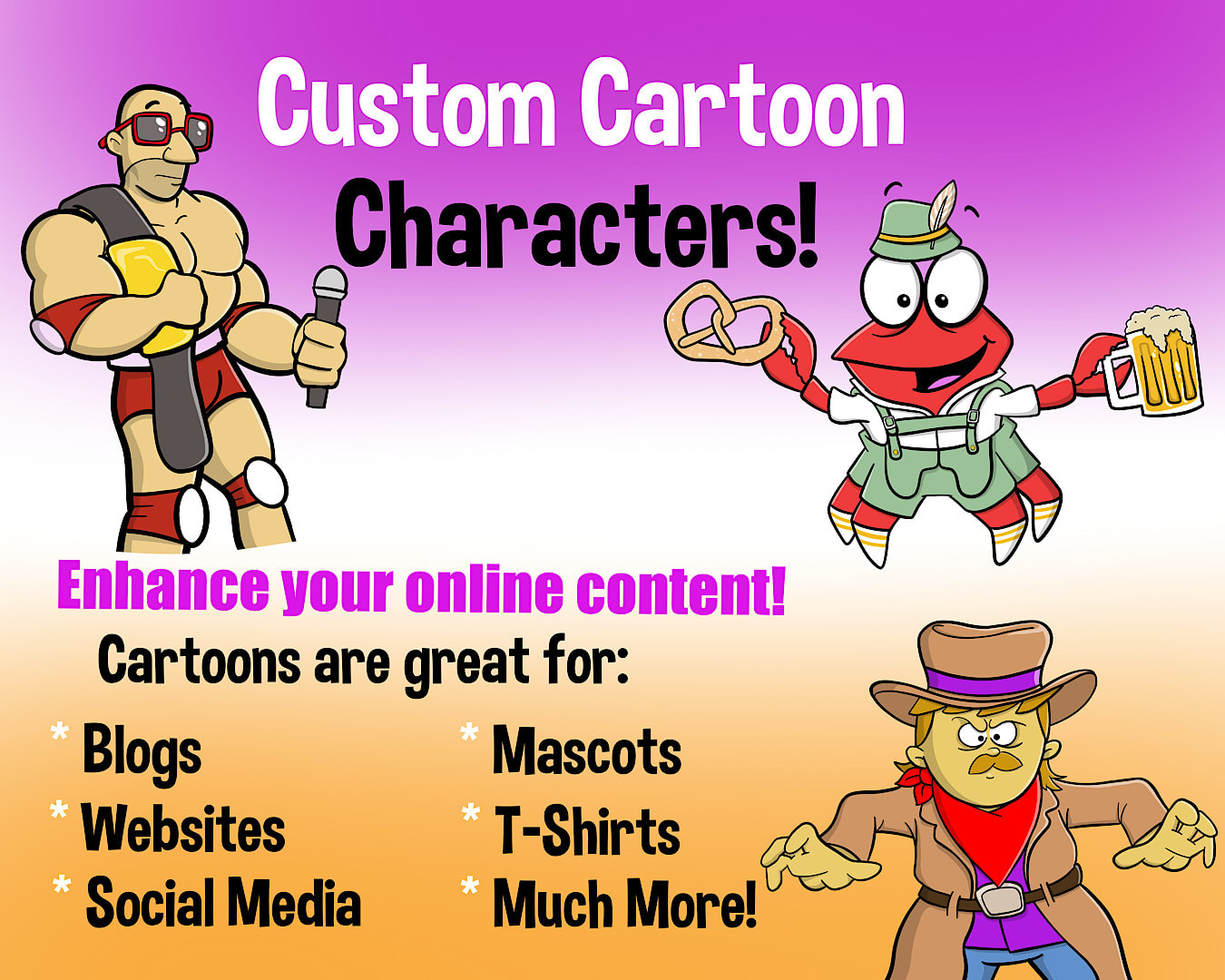 Create a custom cartoon character for your blog or business by Dandrawstoons | Fiverr Create a custom cartoon character for your blog or business by Dandrawstoons | Fiverr