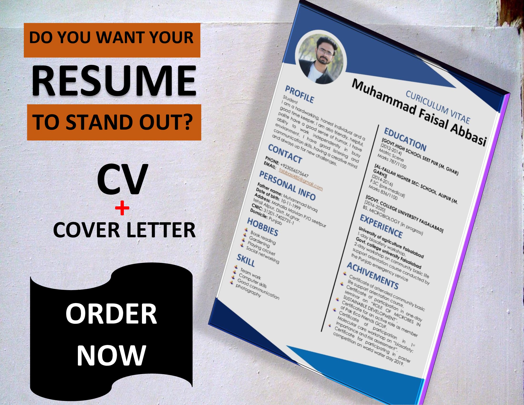 Provide Resume Cover Letter And Cv Writing Services By Abbasi82004 Fiverr