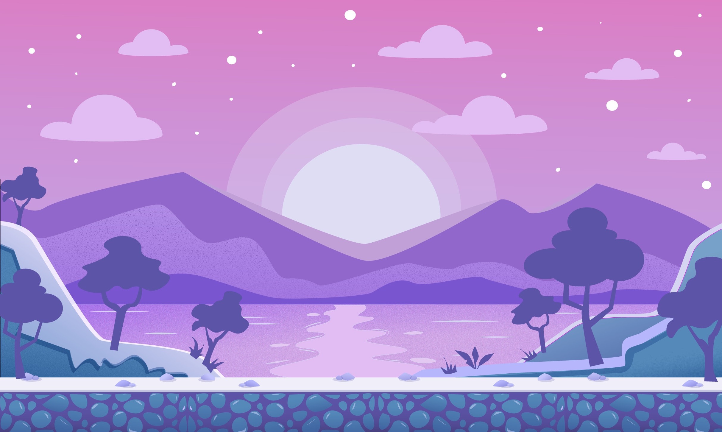 Draw level design background for 2d game by Alexandra8797 | Fiverr