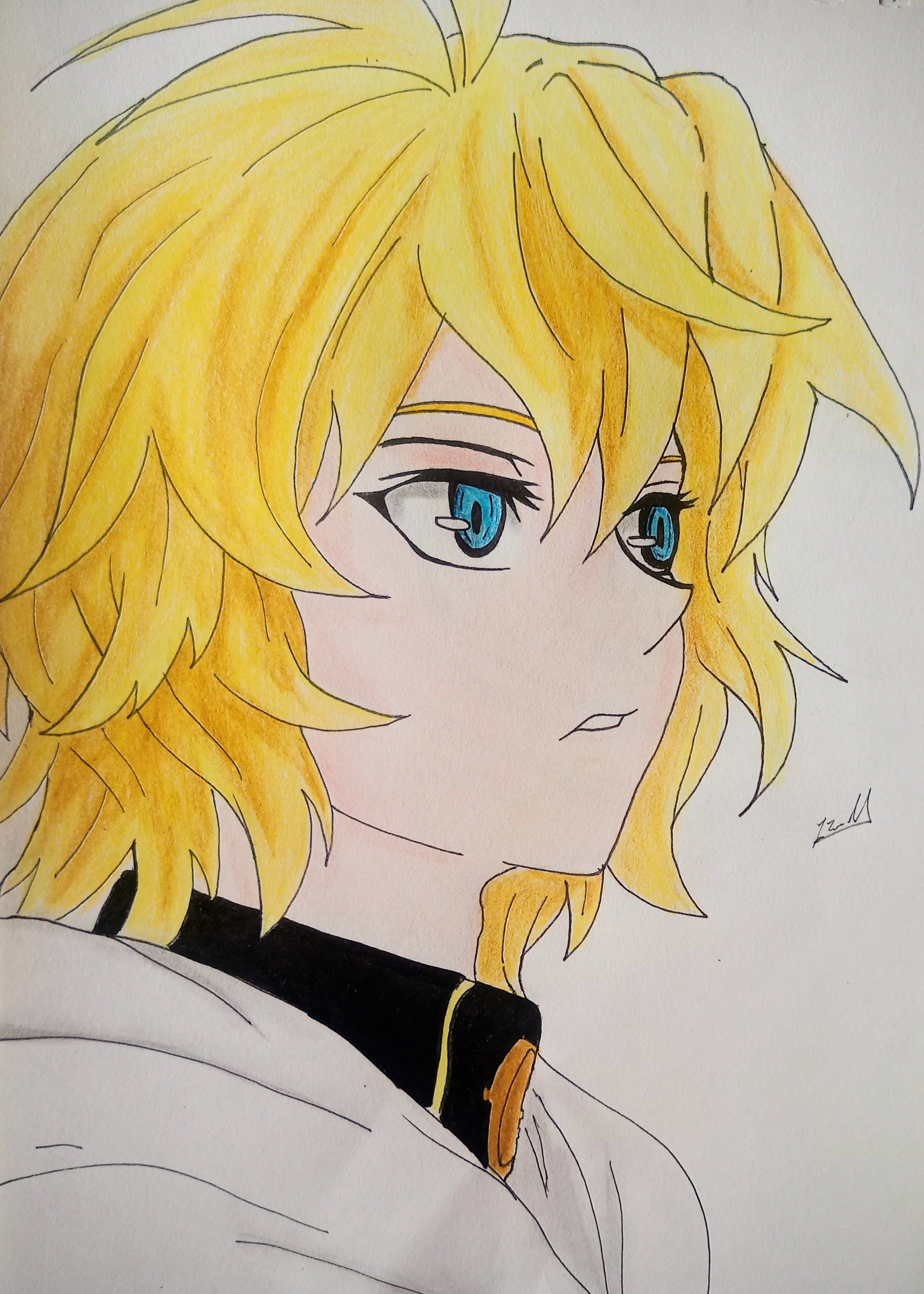 Do pencil drawings of anime,manga characters by Izumi_chan11 | Fiverr