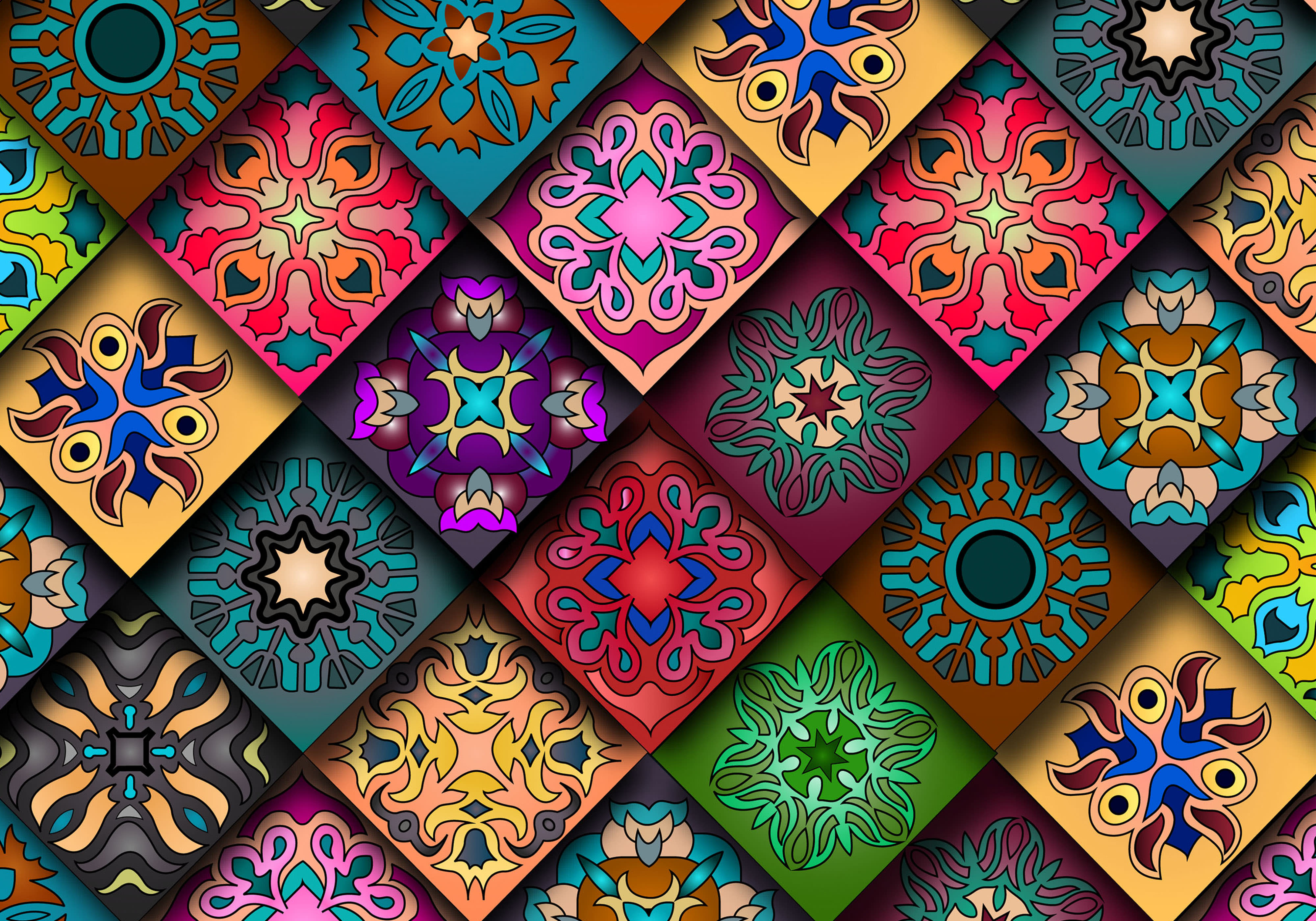 Patterns within patterns. Patterns within patterns