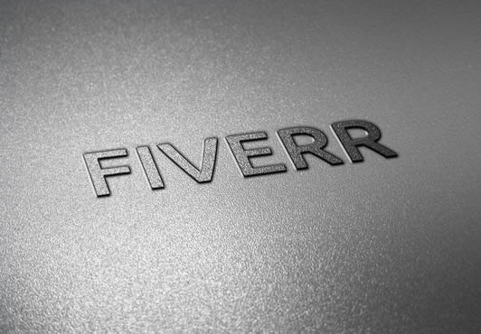 Embossed Name Graphics Metal Embossed Logo
