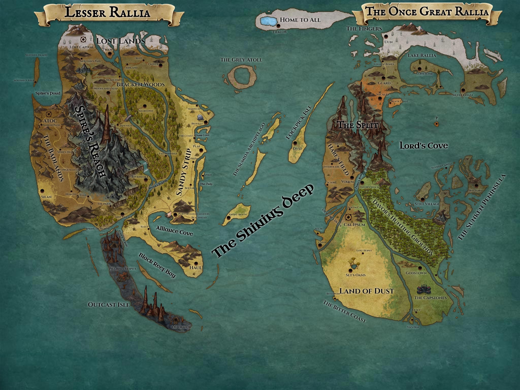Create digital fantasy maps for your campaign by Hughtheboy | Fiverr