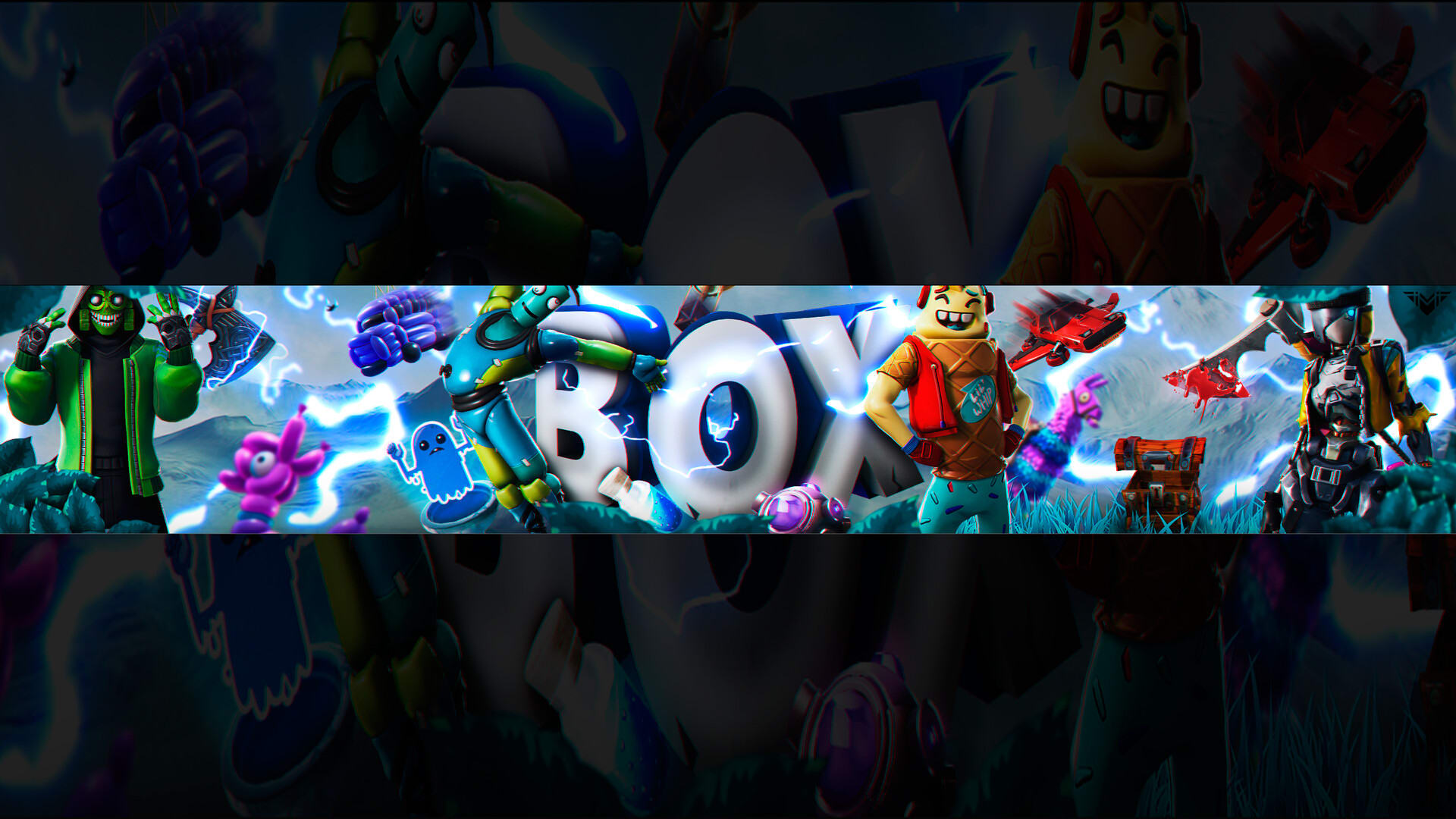 Custom Fortnite Banner For Twitch Youtube Mixer By Holzwurm Fiverr