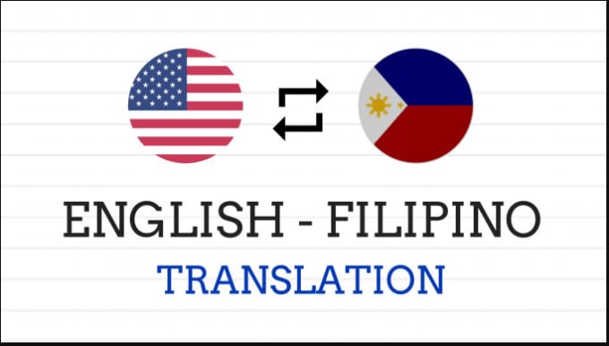 Do Translation English Language To Tagalog Language By Faith Online