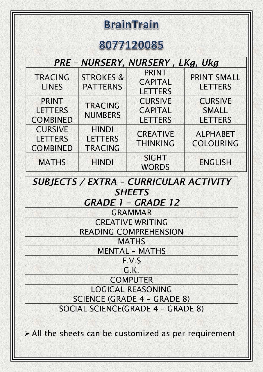 get worksheets for your kids by nimsha5991 fiverr