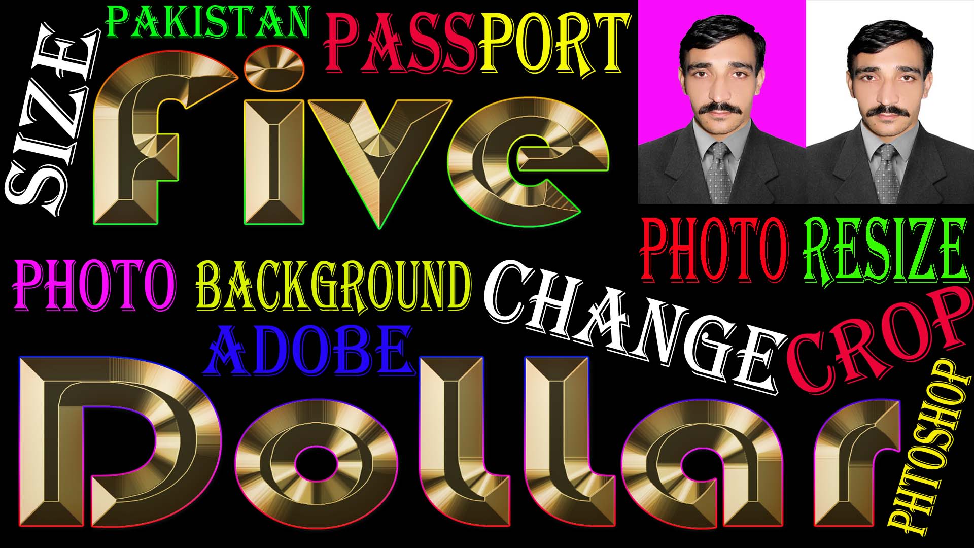 Background remove change resize passport size by Hassanazra | Fiverr