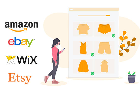 Upload Your Product Listing On Amazon Ebay Etsy Shopify Wix By Zunairaazafarr