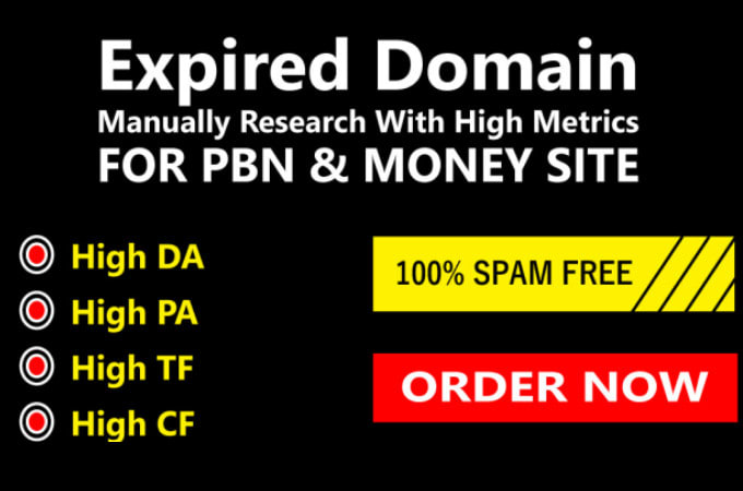 Find High Authority Qualitative Expired Domain By Syedsulemanseo Fiverr