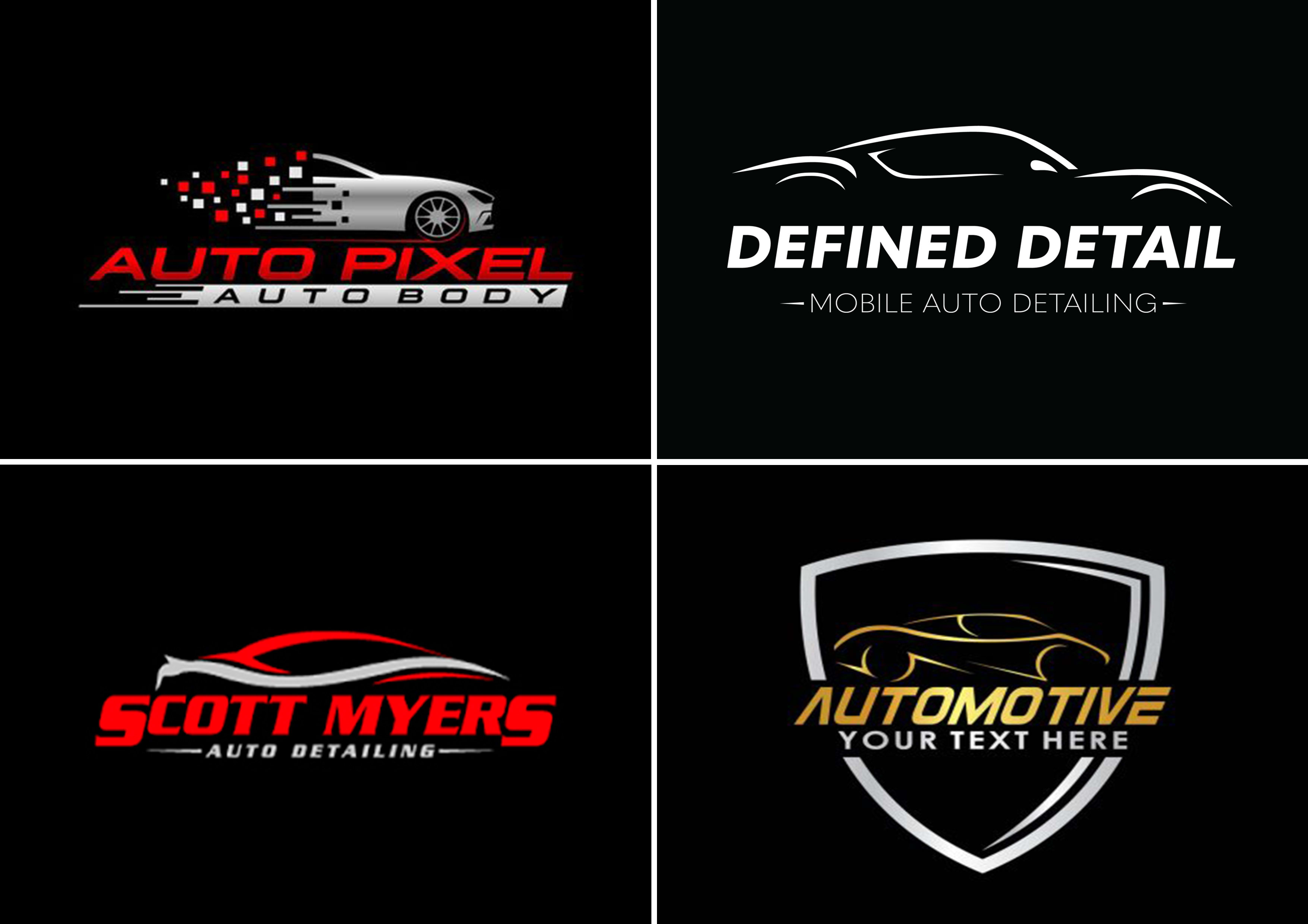 Auto Detailing Logo Template Free